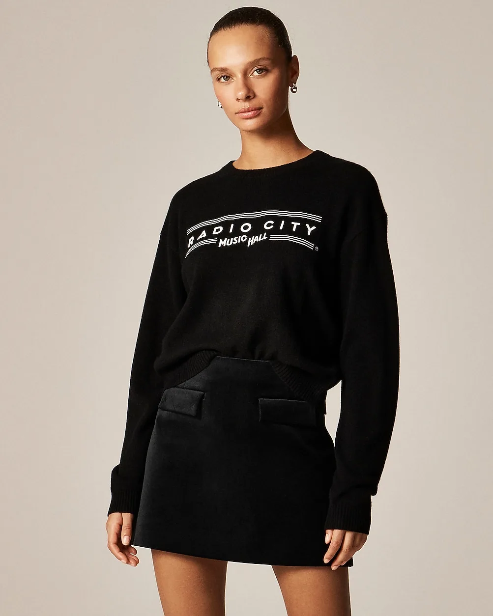 Radio City Music Hall x J.Crew Perfect Cashmere Crewneck Sweater by J.Crew