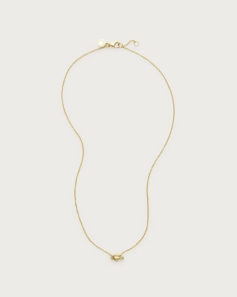 18k Gold Vermeil Heart and Arrow Charm Necklace by J.Crew