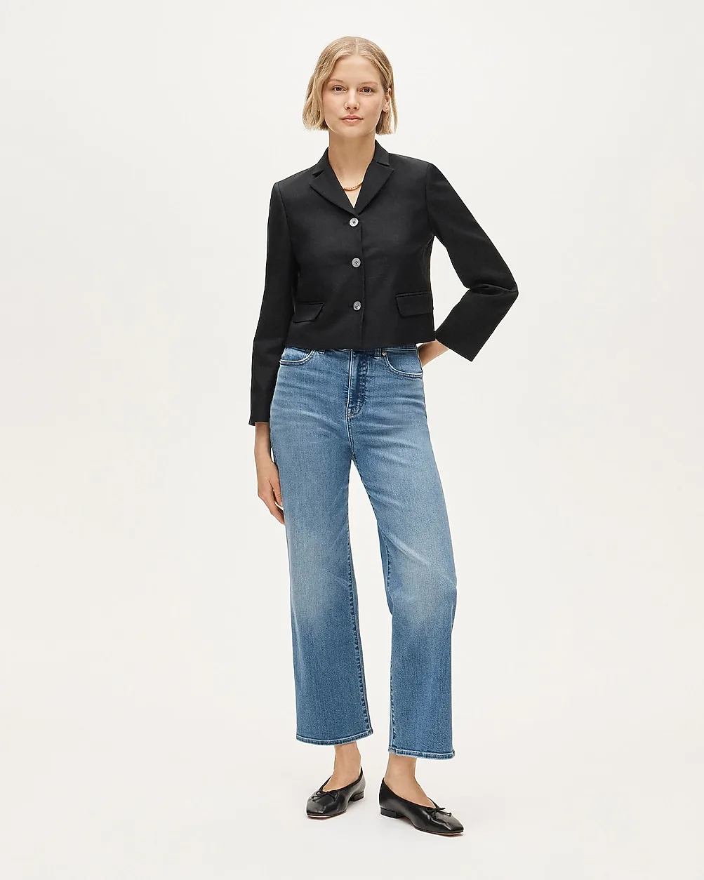 Tall Curvy Slim-Wide Jean by J.Crew