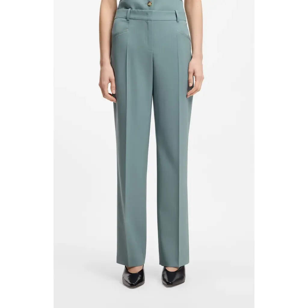 Tilda Pleat Wide Leg Pants
