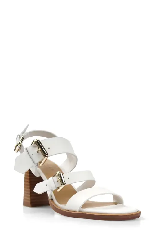 Billey Slingback Sandal in White Leather by Artisan Crafted By Zigi
