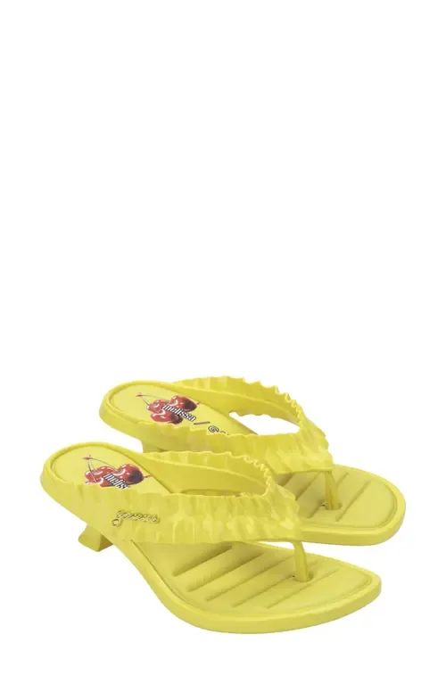 Melissa x Ganni Kitten Heel Flip Flop by Melissa
