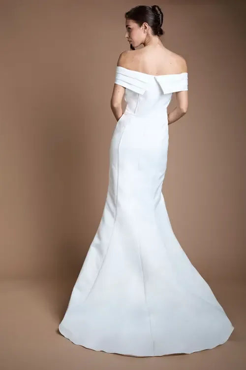 Bandeau Fishtail Bridal Dress in Ivory by Coast