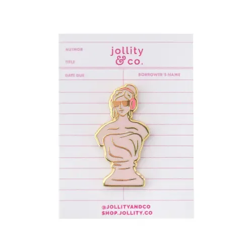 Book Themed Enamel Pins by Jollity & Co.