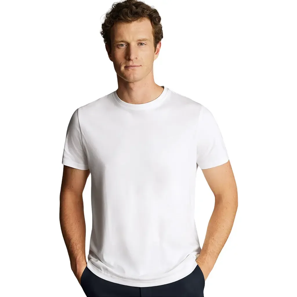 Cotton Jersey Short Sleeve Tyrwhitt Tee by Charles Tyrwhitt