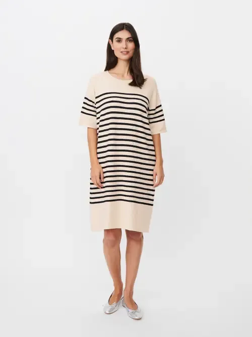 Manirvanae Striped Relaxed Knit Dress by Masai Copenhagen