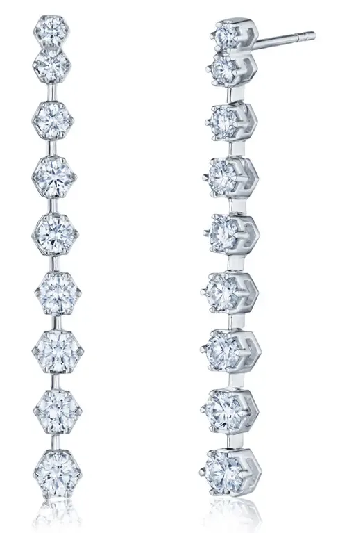 Starry Night Diamond Linear Drop Earrings by Kwiat