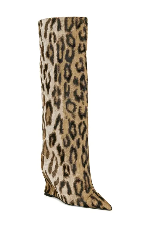 Wide Shaft Wedge Boot by AZALEA WANG