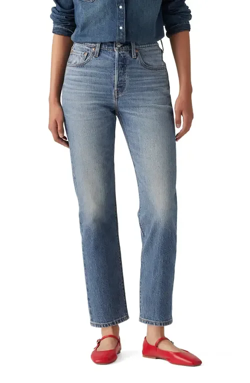 501® Original Crop Straight Leg Jeans by levi's