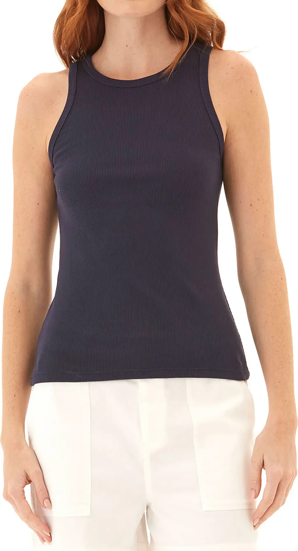 Bailey Feather Ribbed Tank