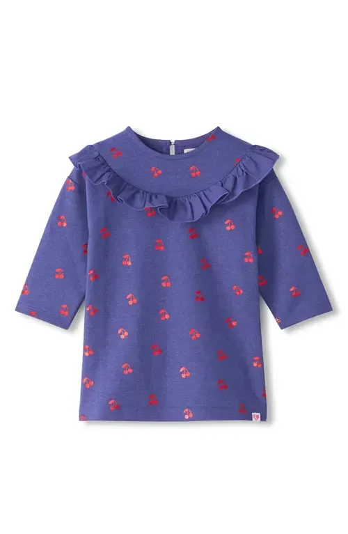 Foil Cherries Ruffled Dress by Hatley