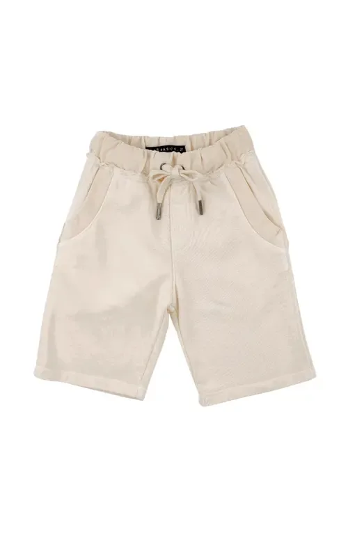 Rusty Cotton Blend Short by Miki Miette