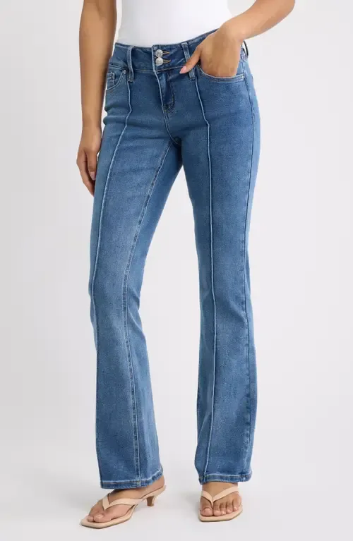 Jessie Mid Rise Bootcut Jeans by YMI