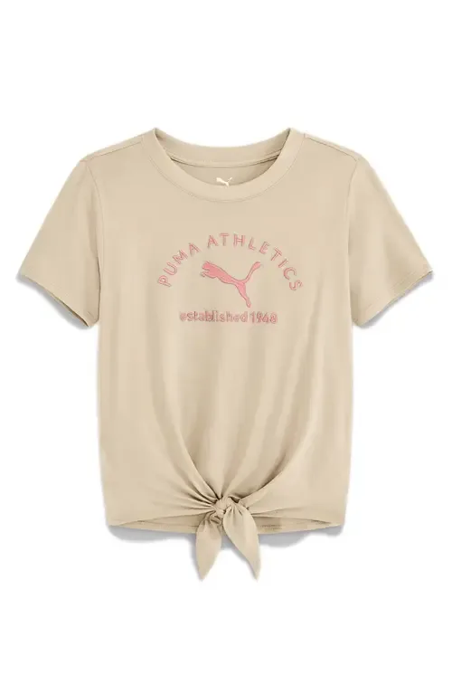 Embroidered Tie Hem T-Shirt by PUMA