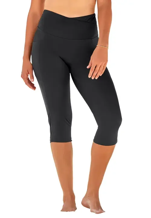 Compression Swim Capri by Swim 365