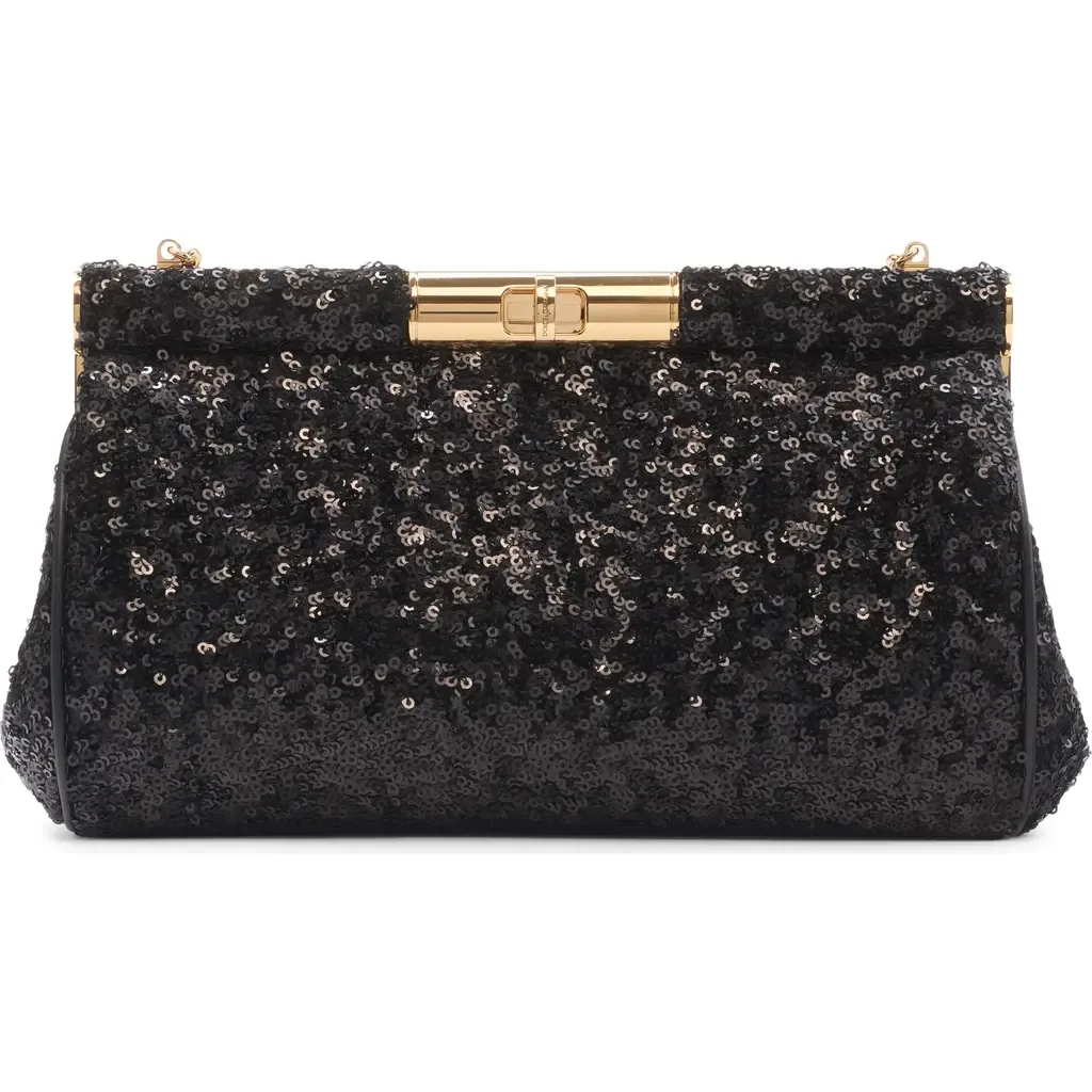 Marlene Sequin Shoulder Bag by Dolce&Gabbana