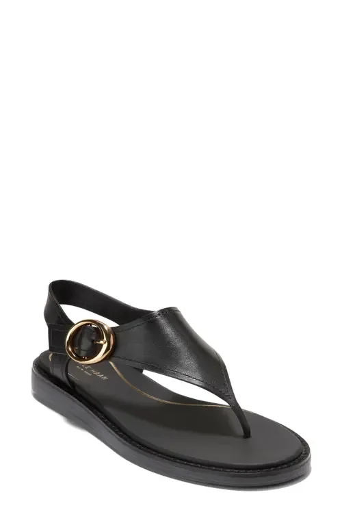 Kami Slingback Sandal in Black Leather by Cole Haan