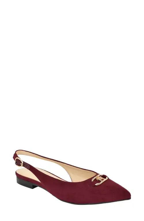 Vesly Pointed Toe Slingback Flat by Tommy Hilfiger