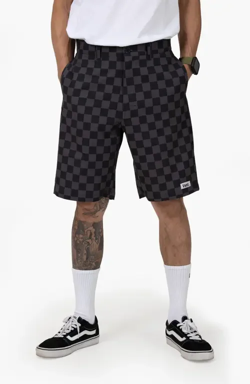 Check Hybrid Board Shorts by VAST
