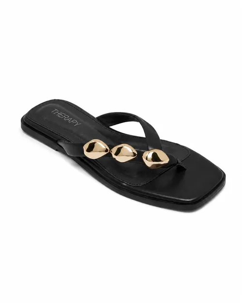 Guise Square Toe Thong Sandal by Therapy Australia