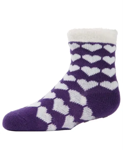 Hearts Galore Cozy Non-Slip Socks by MeMoi