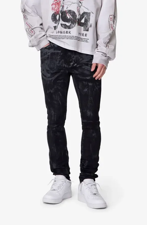Waxed Skinny Jeans by mnml