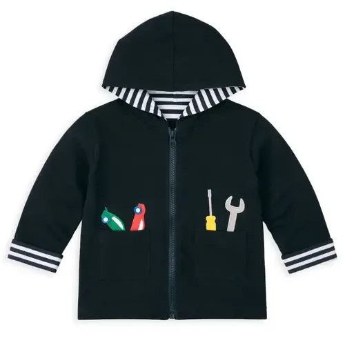 Reversible Jacket with Cars & Tools by Florence Eiseman