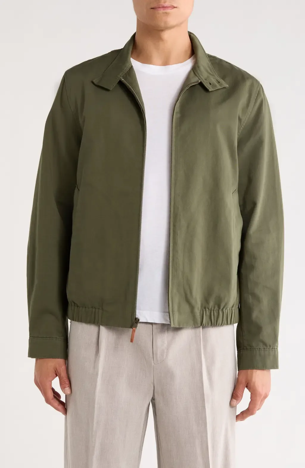 Cotton & Linen Bomber Jacket
