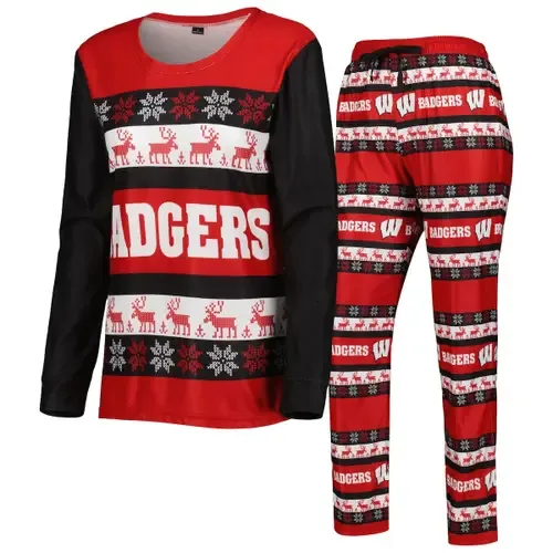 FOCO Ugly Long Sleeve T-Shirt & Pajama Pants Sleep Set by FOCO