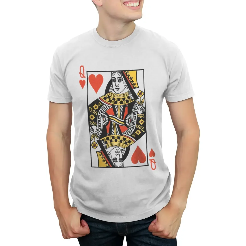 Queen of Hearts Short Sleeve Graphic T-Shirt by Lost Gods