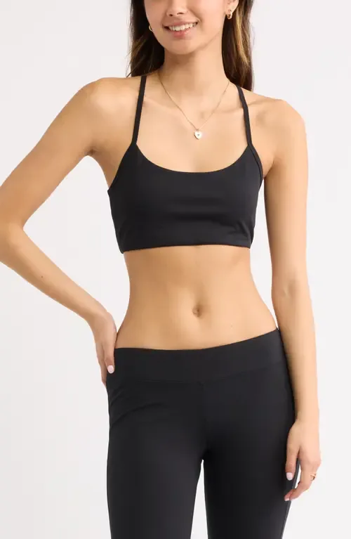 Stretch Cotton Racerback Bralette by BP.