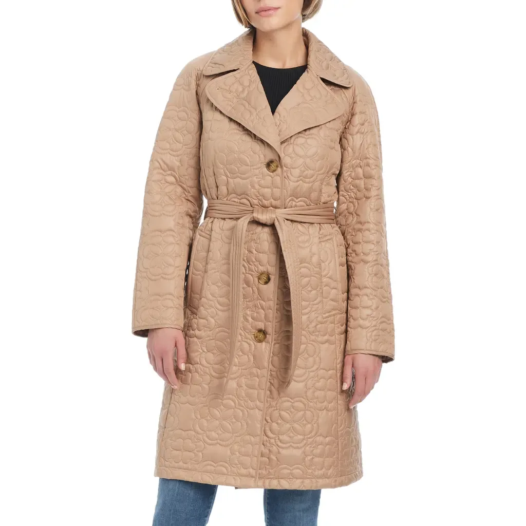 Belted Quilted Coat by Kate Spade New York