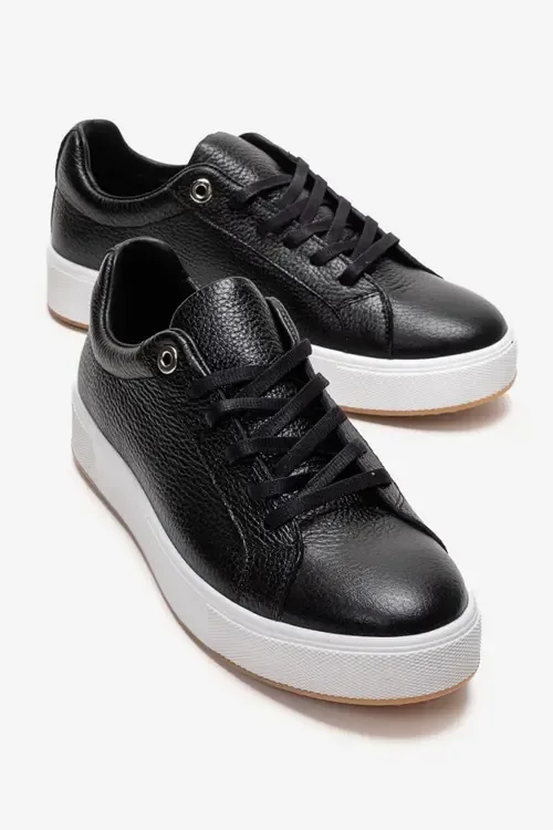 Pallen Leather Casual Sneaker by Forever & Always Shoes