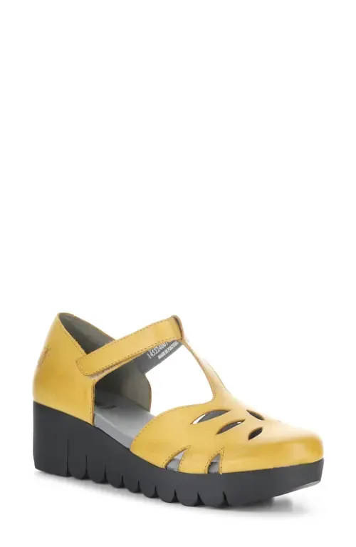 Velt Platform Wedge Fisherman Sandal by Fly London