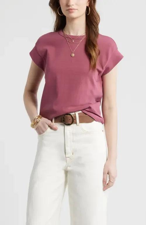 Drop Shoulder T-Shirt by Treasure & Bond