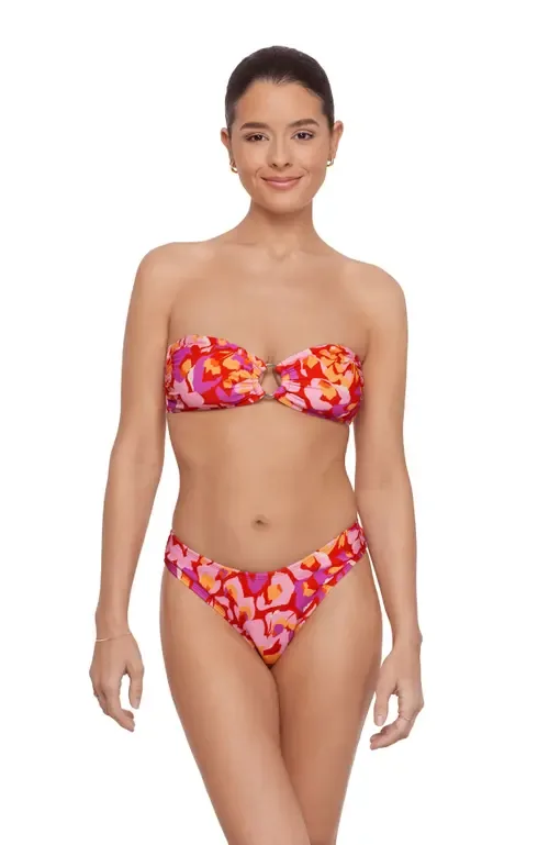 Ring Front Bandeau Bikini Set