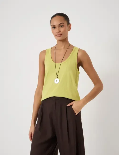 Scoop Neck Tank Top by Hush