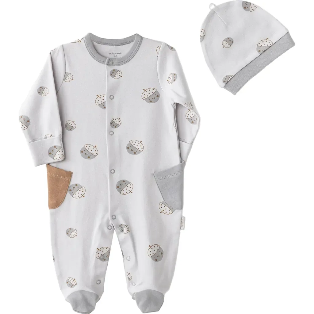 Cozy Crumbs Romper Set by Andy Wawa