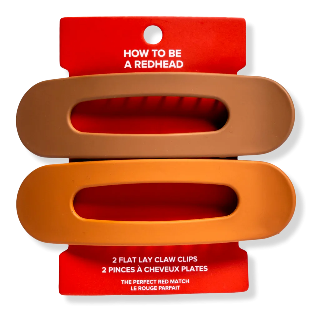 Redhead Flat Lay Claw Clips by How To Be A Redhead