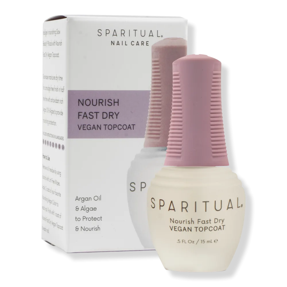 Slow Beauty Nourish Fast Dry Vegan Topcoat by SPARITUAL