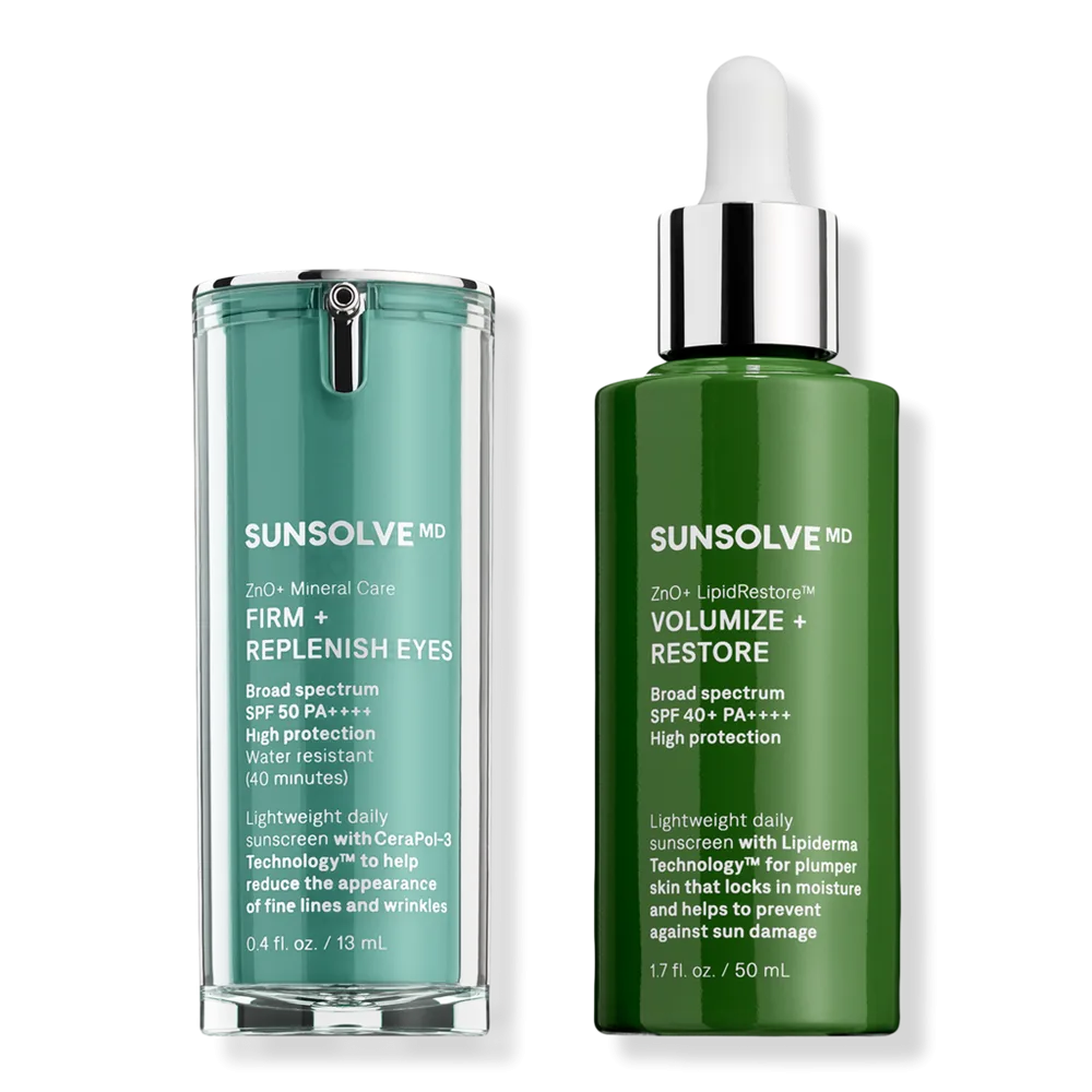 The Under Eye Firm + Hydration Duo by SunsolveMD