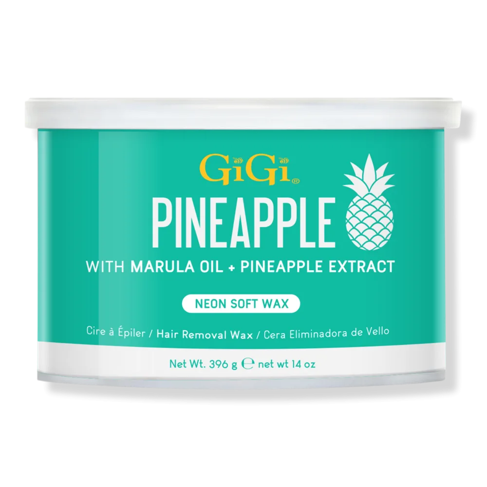 Pineapple with Marula Oil + Pineapple Extract Neon Soft Wax by Gigi