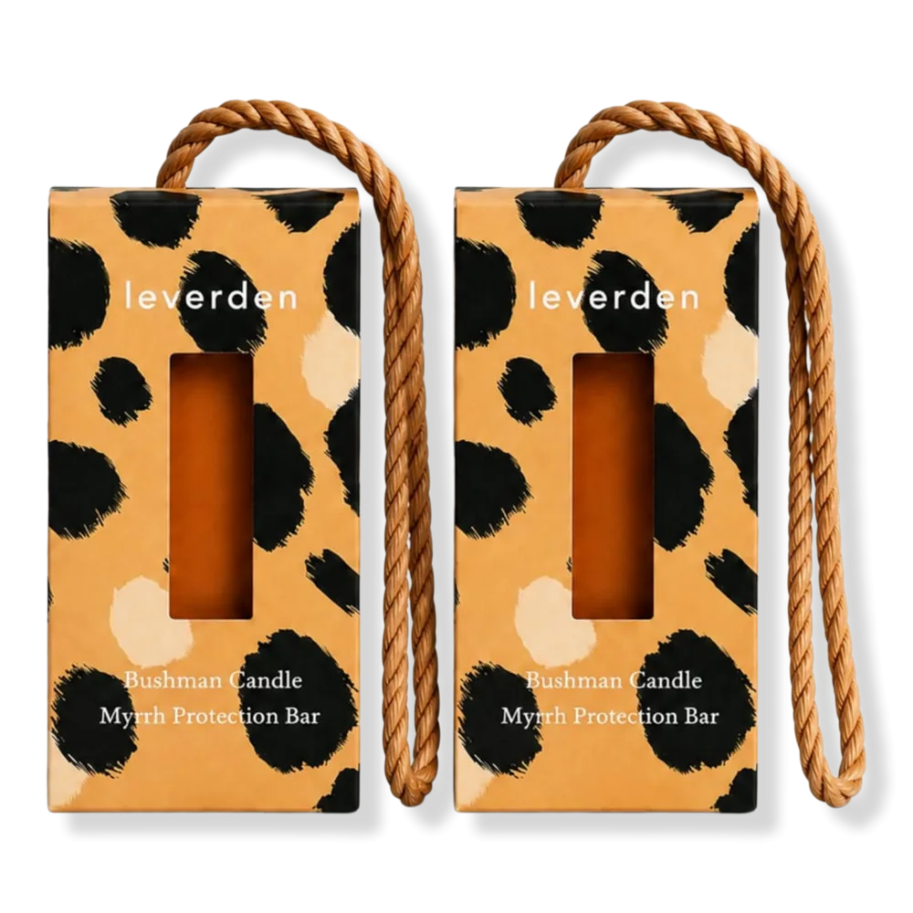 Bushman Candle Desert Resilience Bar Duo Set by Leverden