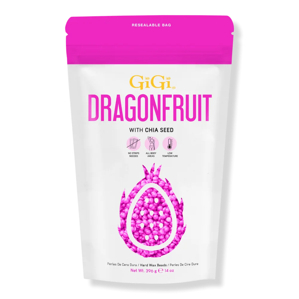 Dragonfruit with Chia Seed Hard Wax Beads by Gigi