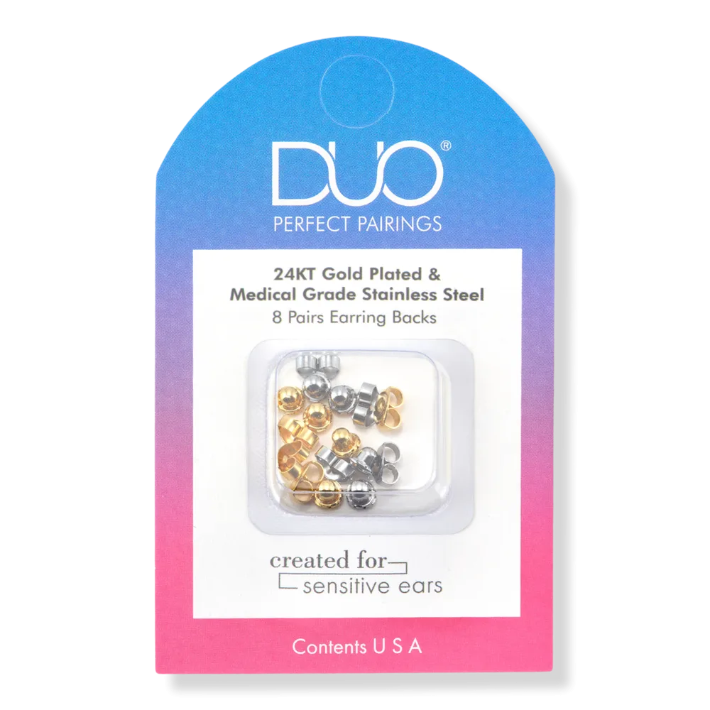 16 Piece Earring Back Set by DUO Perfect Pairings
