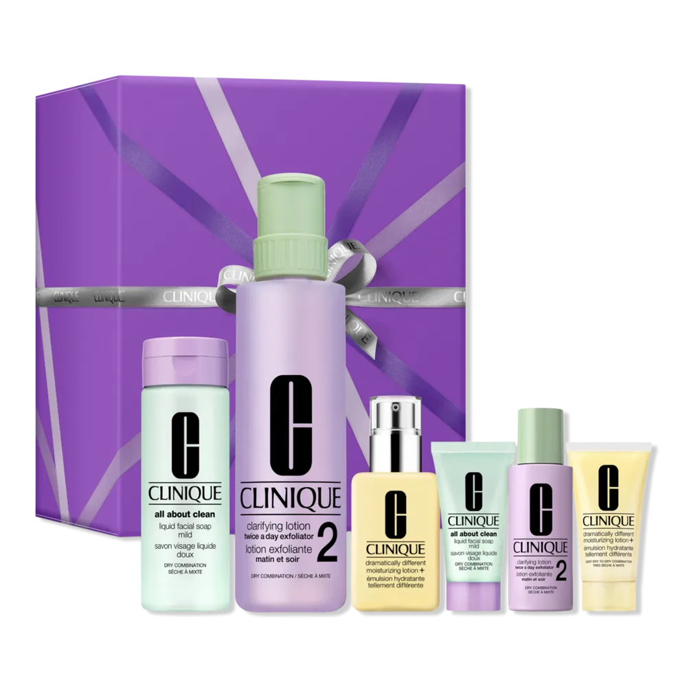 6 Piece Great Skin Everywhere: for Dry Combination Skin Holiday Gift Set by Clinique