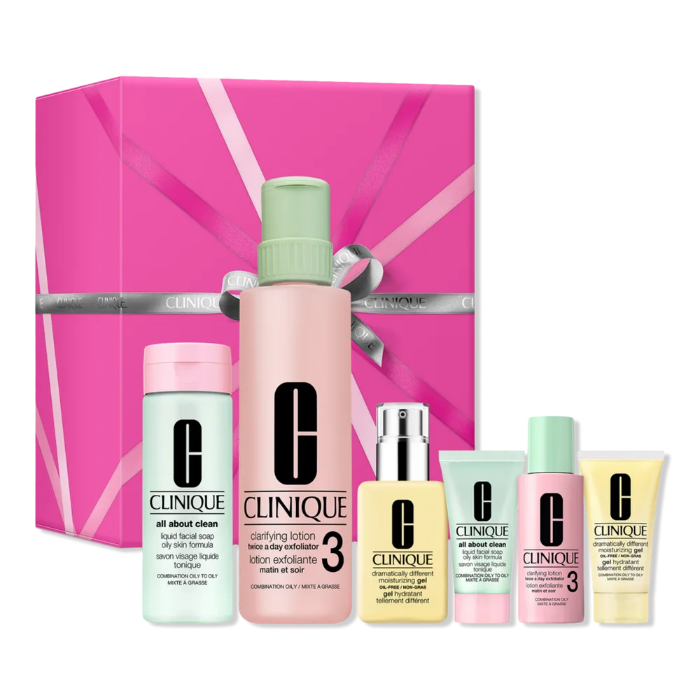 6 Piece Great Skin Everywhere: for Combination Oily Skin Holiday Gift Set by Clinique