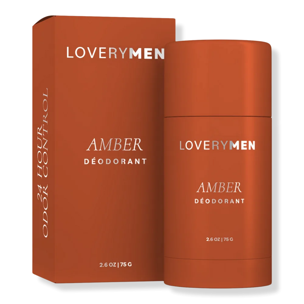 Amber Aluminum-Free Deodorant Stick by Lovery