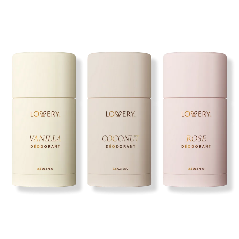 Scented Natural Deodorant Gift Set by Lovery