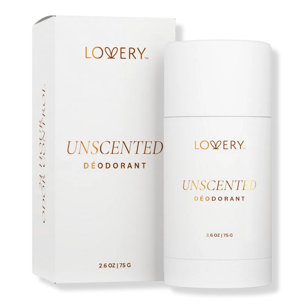 Unscented Aluminum-Free Deodorant Stick by Lovery